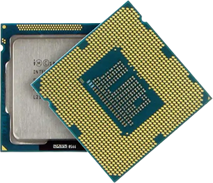 Cpu med kylplatta